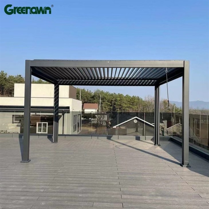 Pergola With Privacy Wall