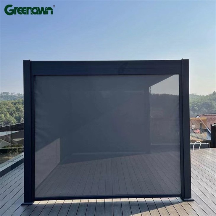 Pergola With Privacy Wall