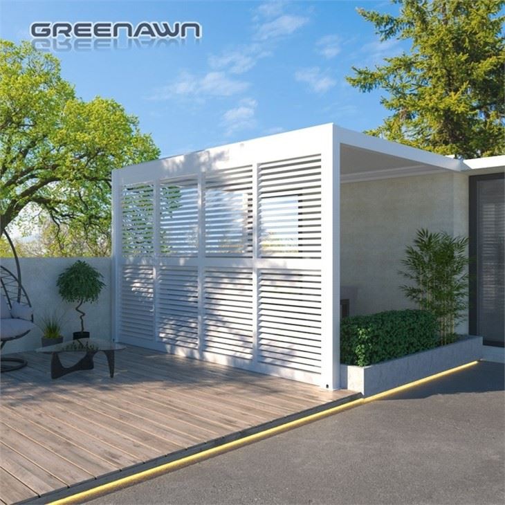 Pergola With Aluminum Shutter